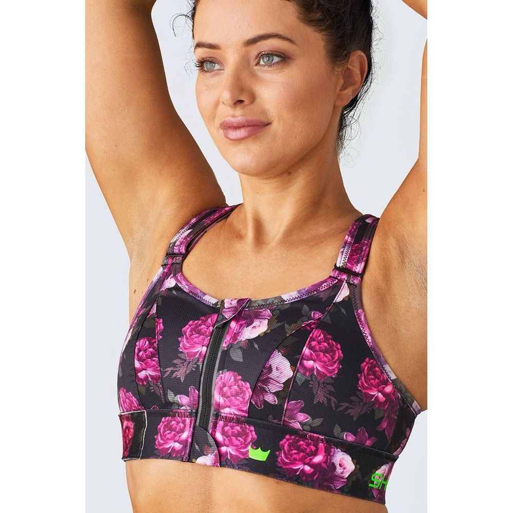 SHEFIT‎ High Impact Floral Custom Fit Sports Bra XS NWT $78